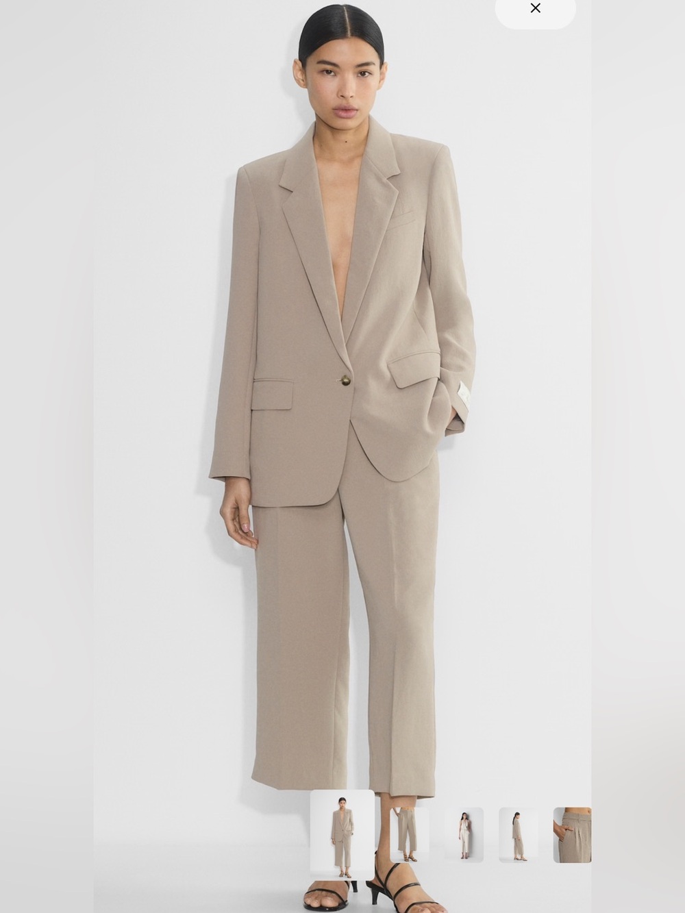 Aritzia Wilfred Effortless Pants Cropped Crepette